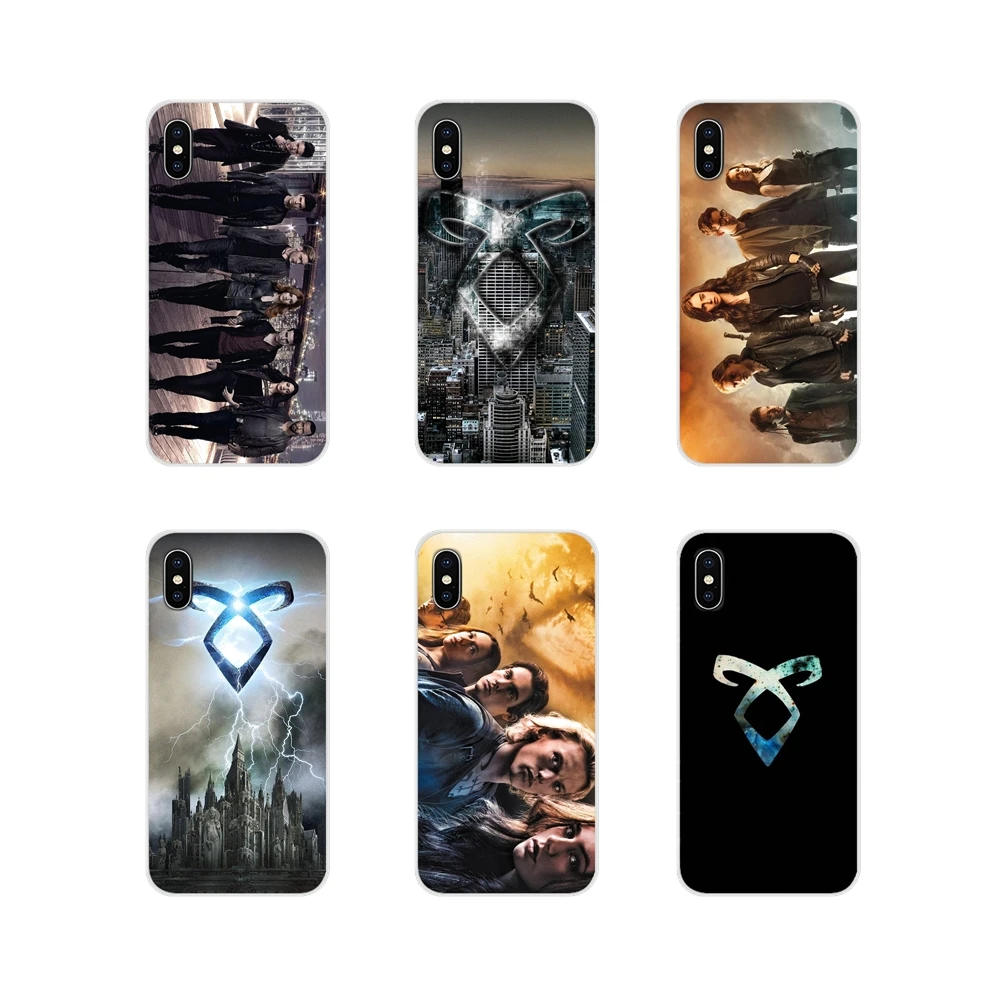 For Apple iPhone X XR XS MAX 4 4S 5 5S 5C SE 6 6S 7 8 Plus ipod touch City Of Bones Shadowhunter TPU Transparent Case Covers | Мобильные