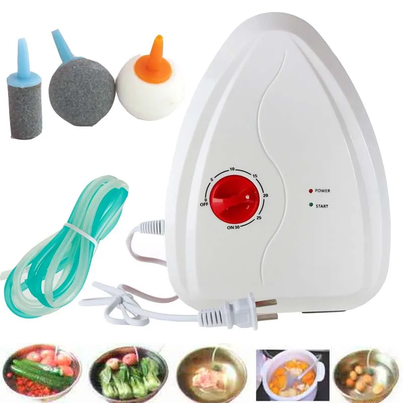 portable Ozone Generator Sterilizer Air purifier Purification Vegetables ozone water Preparation ozonator Antiperspirant 220V |
