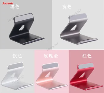 

2pcs Mobile phone desktop stand multi-function portable universal aluminum support mini base CD50 T03