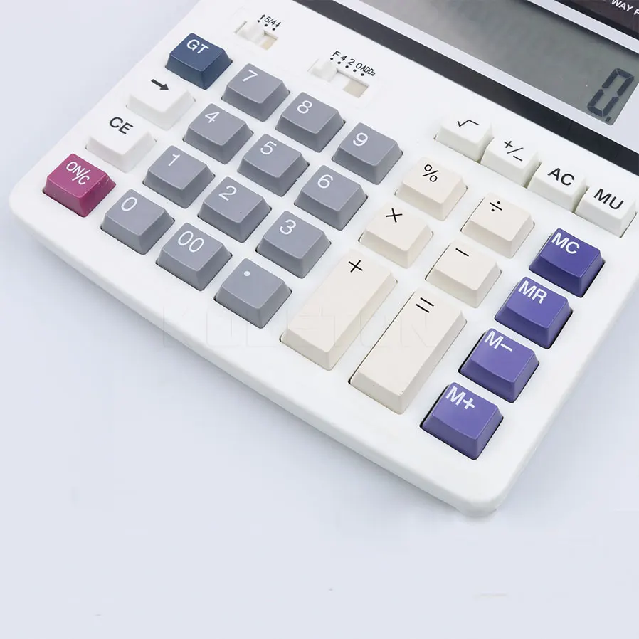 DS-200ML офисный многофункциональный электронный калькулятор с большими ключами, двойной мощный компьютер, 12 цифр, подсчет номера, светодиодный дисплей