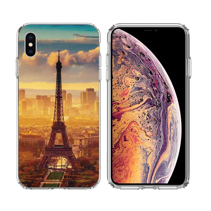 FOR iPhone X case Painting Silicon Cover FOR Iphone XS Max Soft Clear Protective TPU Back Cover FOR 4 4S 5 5S 6 6s7 8 Plus XR (6)