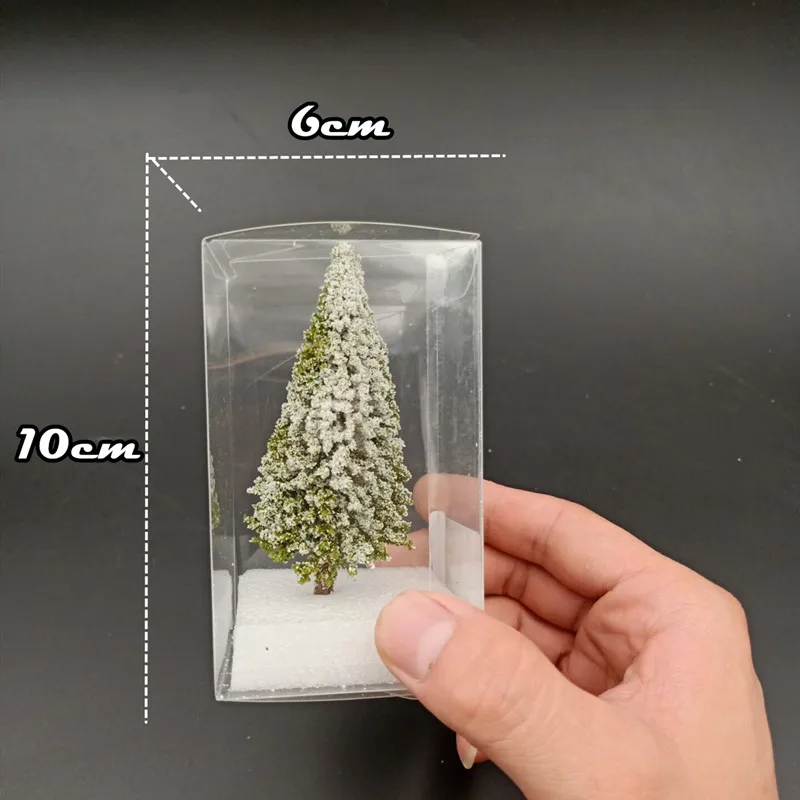 Песочный стол здание моделирование дерево Зимняя сосновая сцена материал