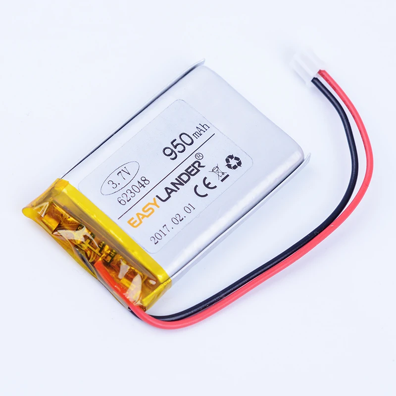 623048 3 7 V 950mAh литий-полимерная литий-ионная аккумуляторная батарея для Bluetooth