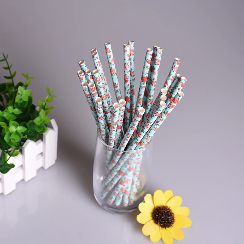 Aliexpress.com : Buy 100pcs vintage flower drinking paper ...