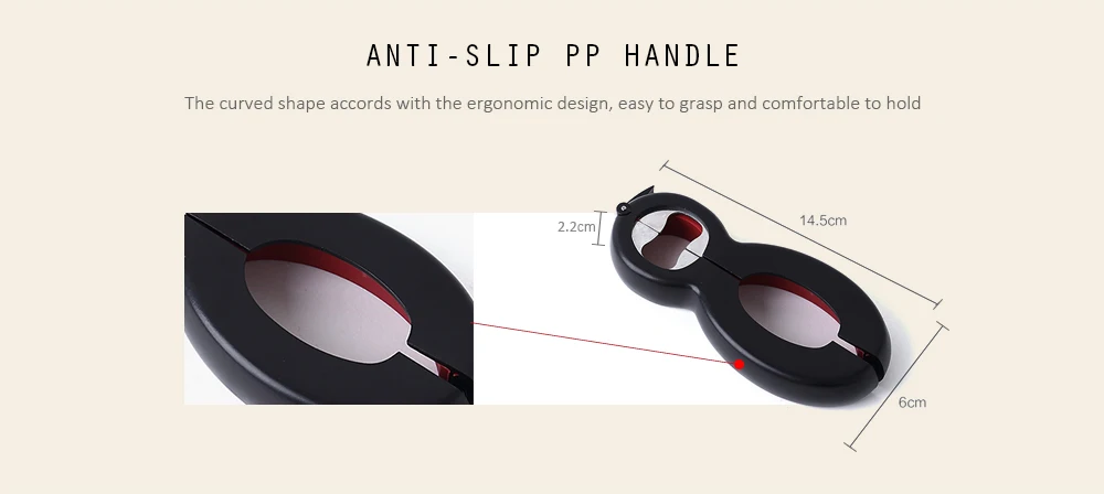 6-in-1 Multifunctional Can Bottle Jar Opener