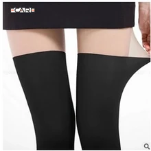 Fcare 5 шт./лот с элегантным дизайном в стиле «Джокер» в стиле «лолита» чулки хараюку, бархатных чулок хит цвет высоком каблуке с металлическим украшением; большие колготки