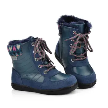 

Mudipanda Children Shoe Ankle Rubber Plush Warm Shoes botas meisjes laarzen Winter Girls Boots Snow Shoes For Girls Kids Boots