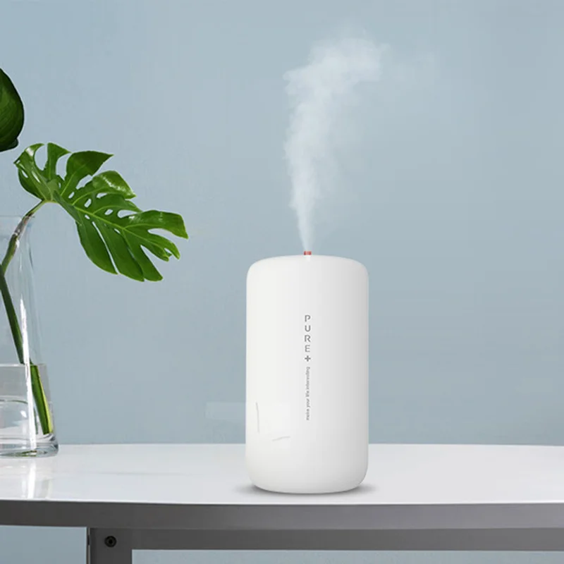

Portable USB LED Ultrasonic Car Humidifier Pearl White 400ml Ultra-large Capacity Spray Effect Auto Household Purifier Atomizer