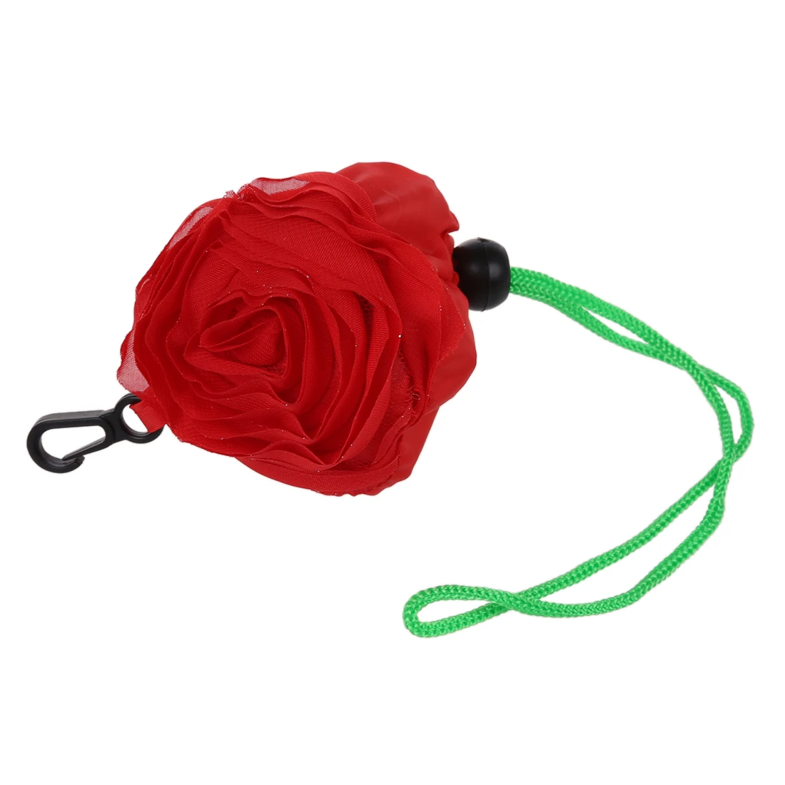 Fggs-зеленые листья розы Складная Красный хозяйственная сумка сумочка
