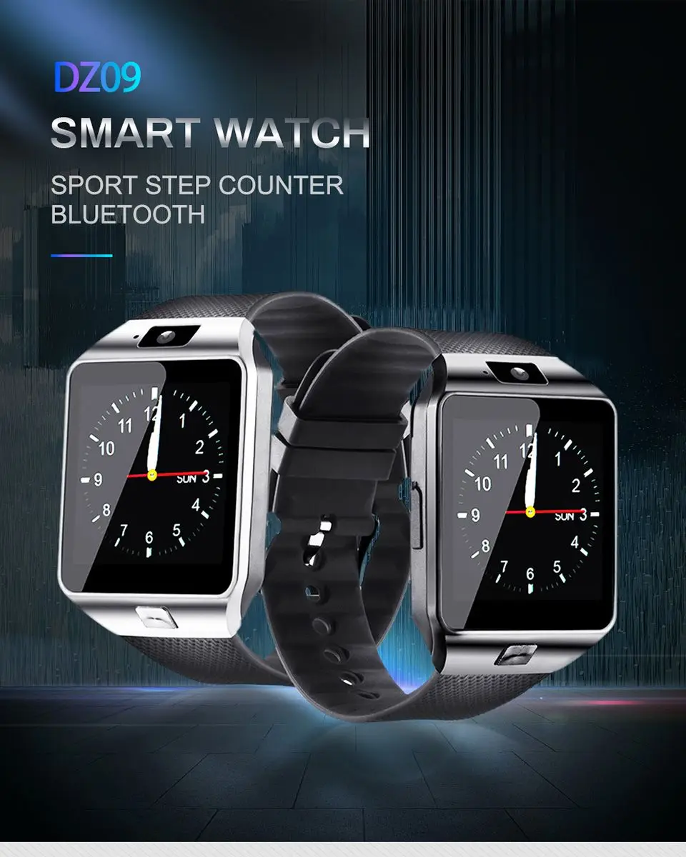 Bluetooth Смарт часы DZ09 Smartwatch Android телефонный звонок Relogio 2G GSM SIM 16G SD карта камера ремешок для iPhone samsung huawei