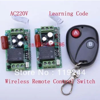 

Receiver&Transmitter 220V 1CH 10A Learning Code RF Wireless Remote Control Switch System M4/T4/L4 output state is adjusted