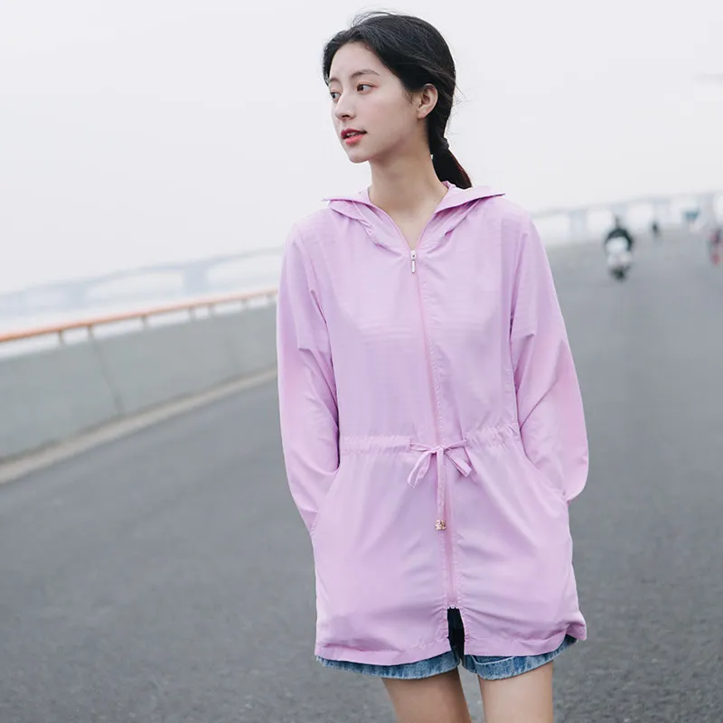 

Japanese 2018 New Adult Style Cogit Super Thin UV Protection Jacket Long Sleeve Straight Sun Protection Clothing for Girl Women