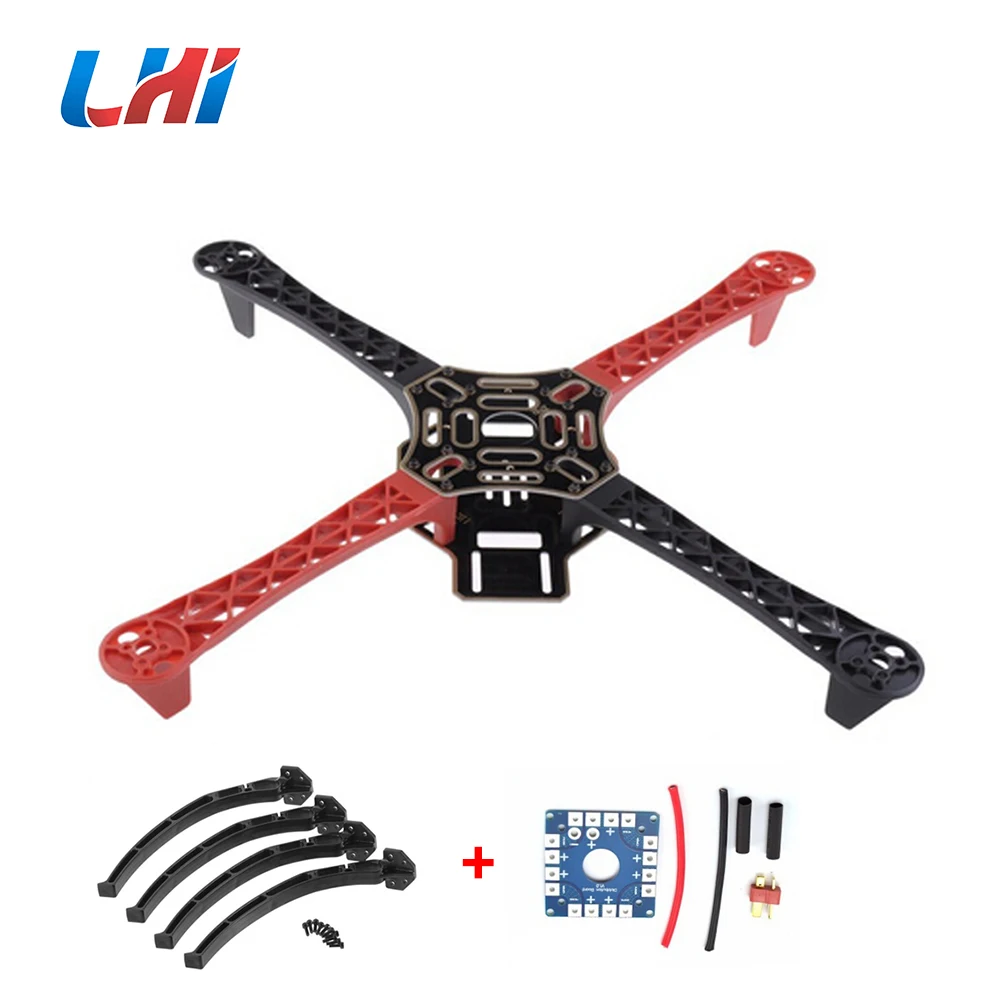 

F450 drone with camera FlameWheel KIT 450 Frame For RC MK MWC 4 Axis RC Multicopter Quadcopter Heli Multi-Rotor with land gear