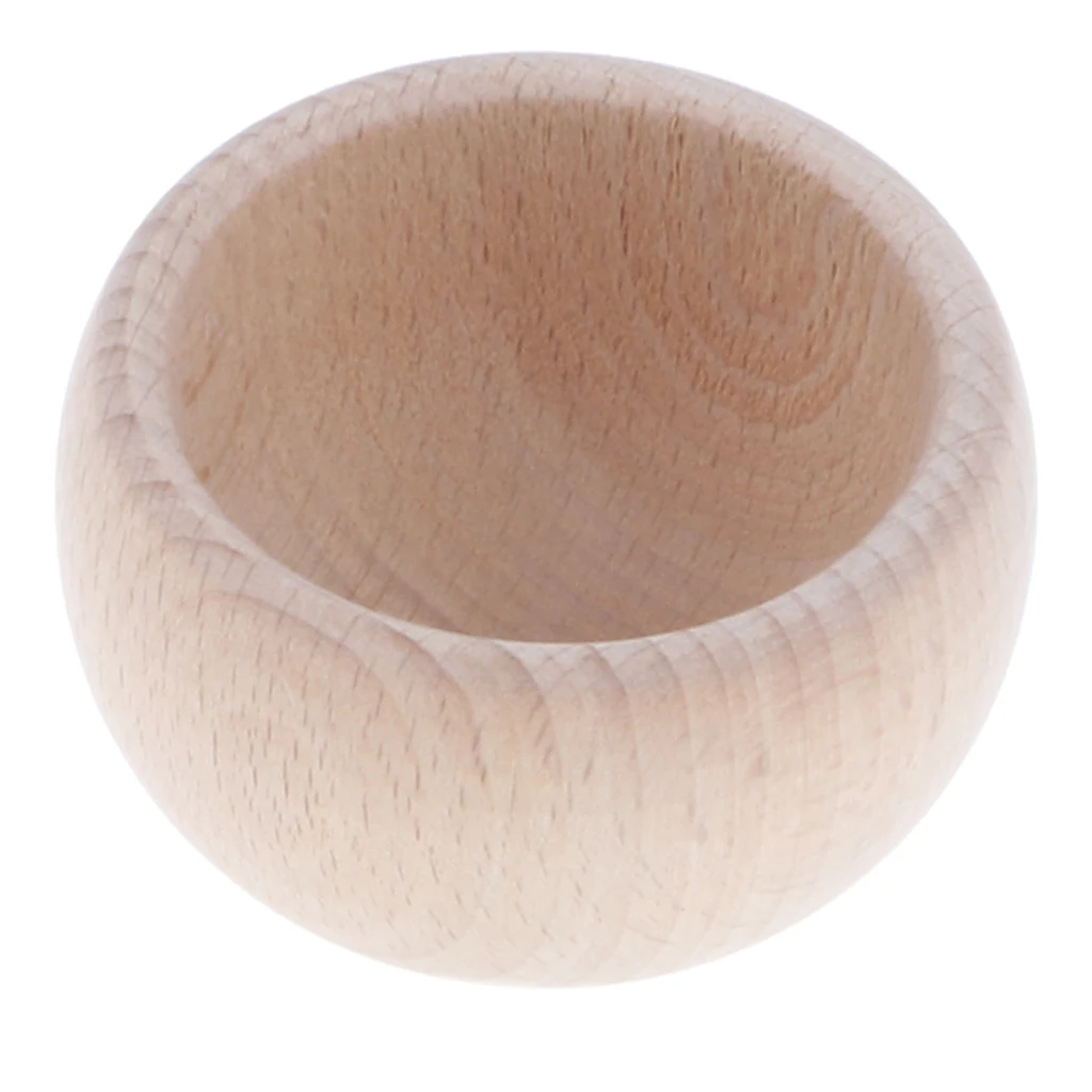 Wooden Solid Beech Tea Coffee Cup For Kid Pretend Play Game Kitchen Toy