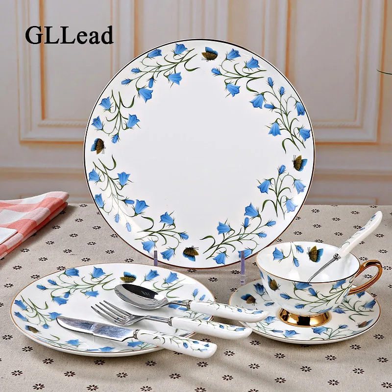 GLLead Top Grade Bone China Tableware Home Restaurant Dinnerware Set