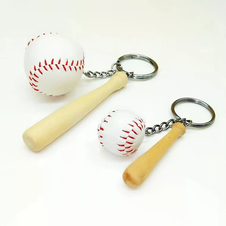 20pcs Baseball Key Chain Party Gifts Keychain boy baby shower Wedding