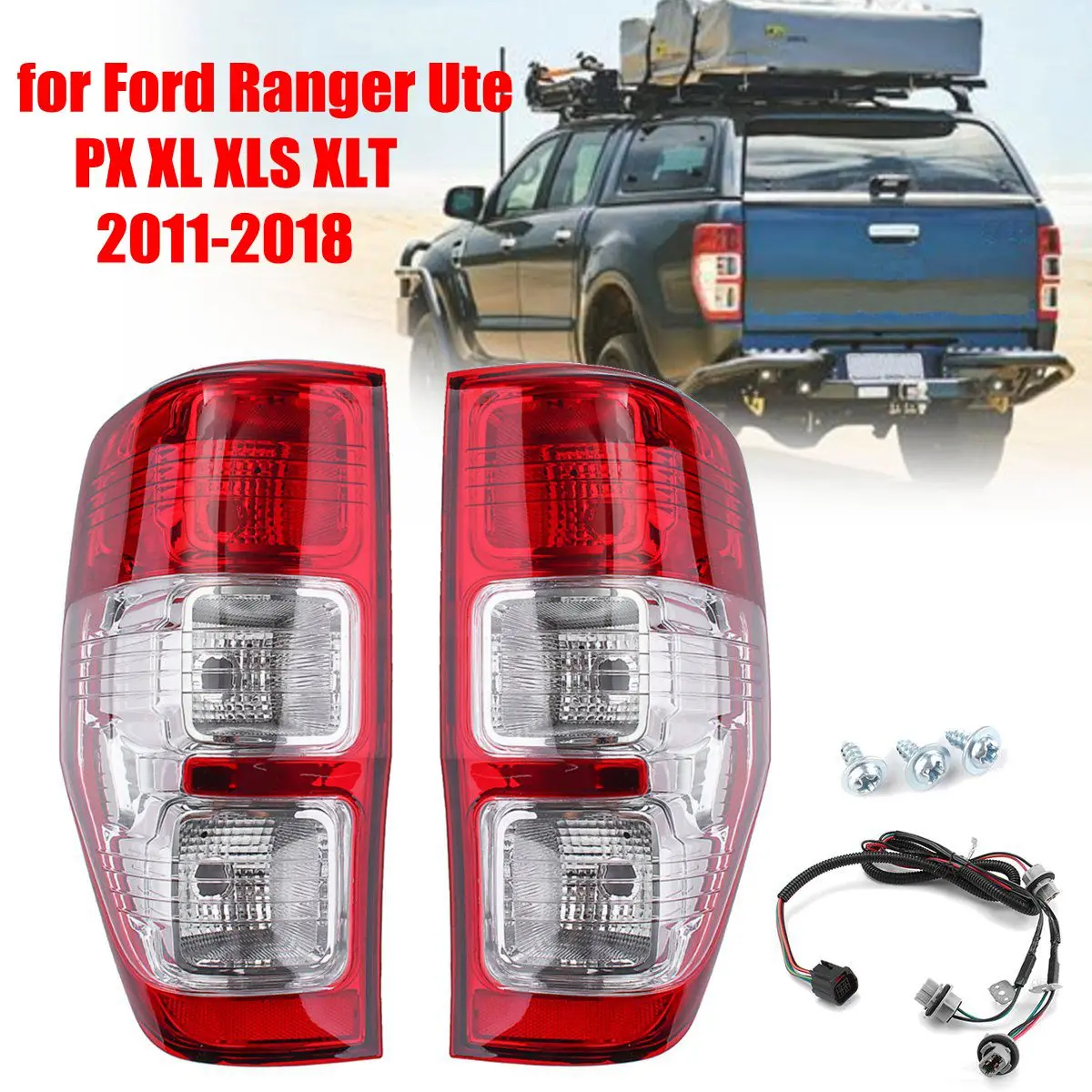 

Left/Right Tail Light Brake Rear Lamp For Ford Ranger Ute PX XL XLS XLT 2011 2012 2013 2014 2015 2016 2017 2018