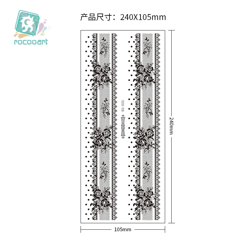 Rocooart новые трендовые черные временные арабские татуировки Кружева на ножке хны татуировки наклейки ноги цепи поддельные татуировки Секс татуировки Стикеры