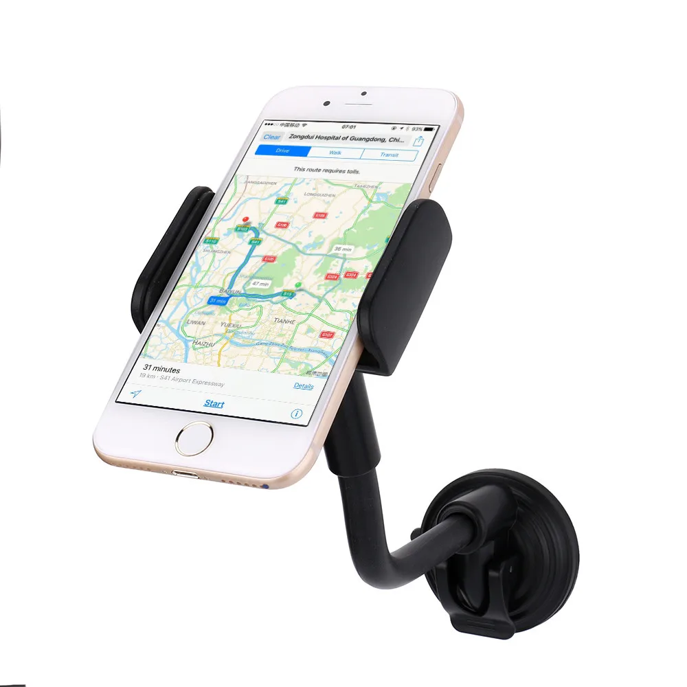 

Universal Suction Cup Car Mobile Holder Windshield Dashboard Car Mount Holder Stand For Cell Phone Soporte Movil #LR1
