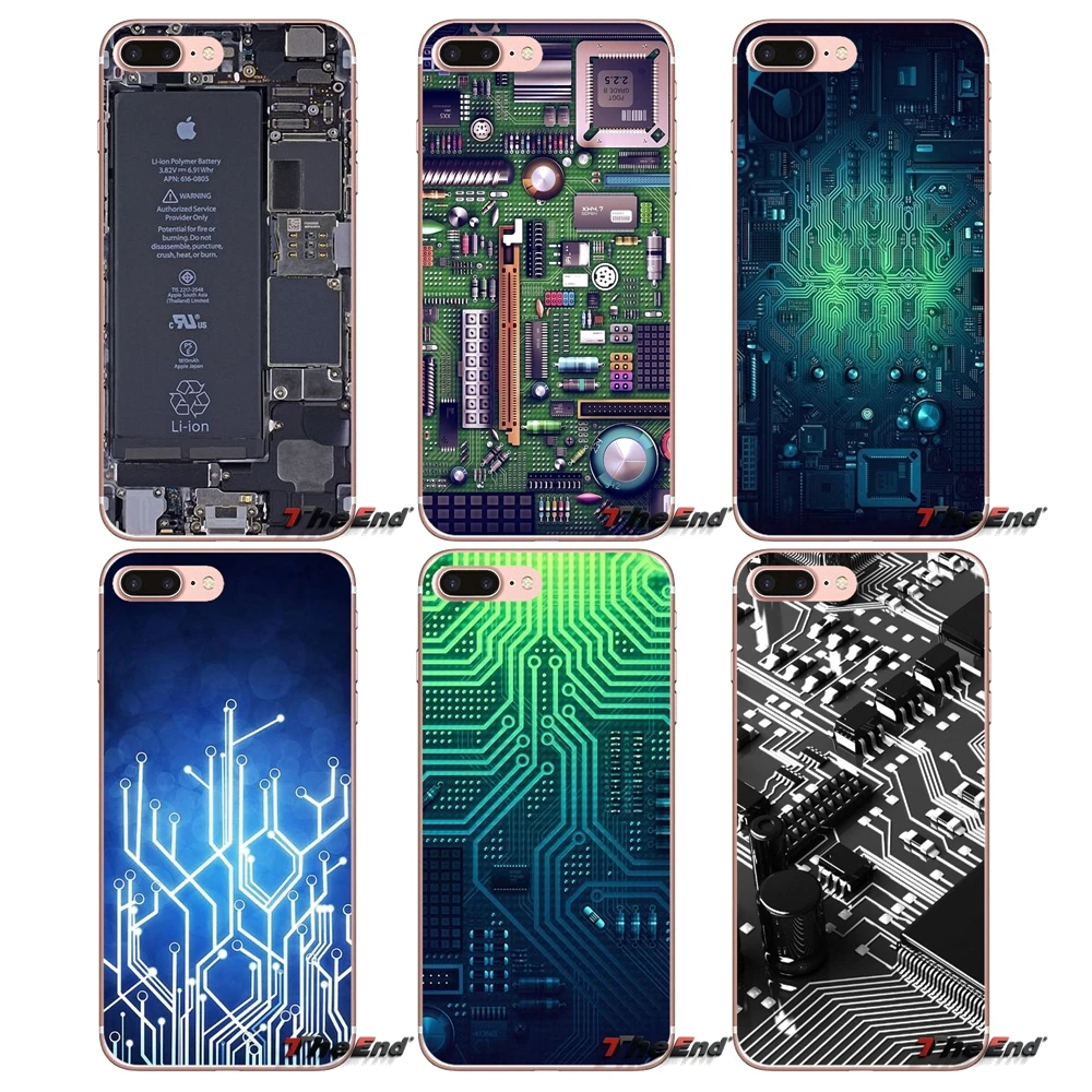 

Computer Motherboard Circuit board Soft Case For Huawei Honor 4C 5X 5C 6X Mate 7 8 9 Y3 Y5 Y6 II 2 Pro G7 G8 P7 P8 P9 Lite 2017