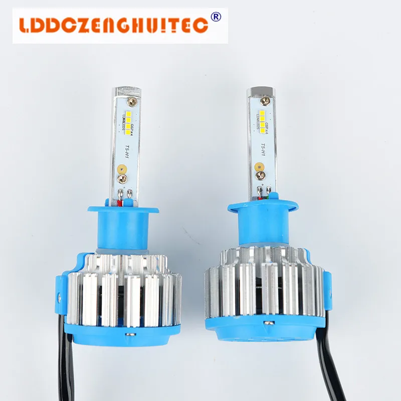 

LDDCZENGHUITEC H4 H7 9005 Car Led Headlight High Power Auto H4-3 Hi/lo HB2 9003 High Low 40W X2 White 6000K Bulb Repalcement