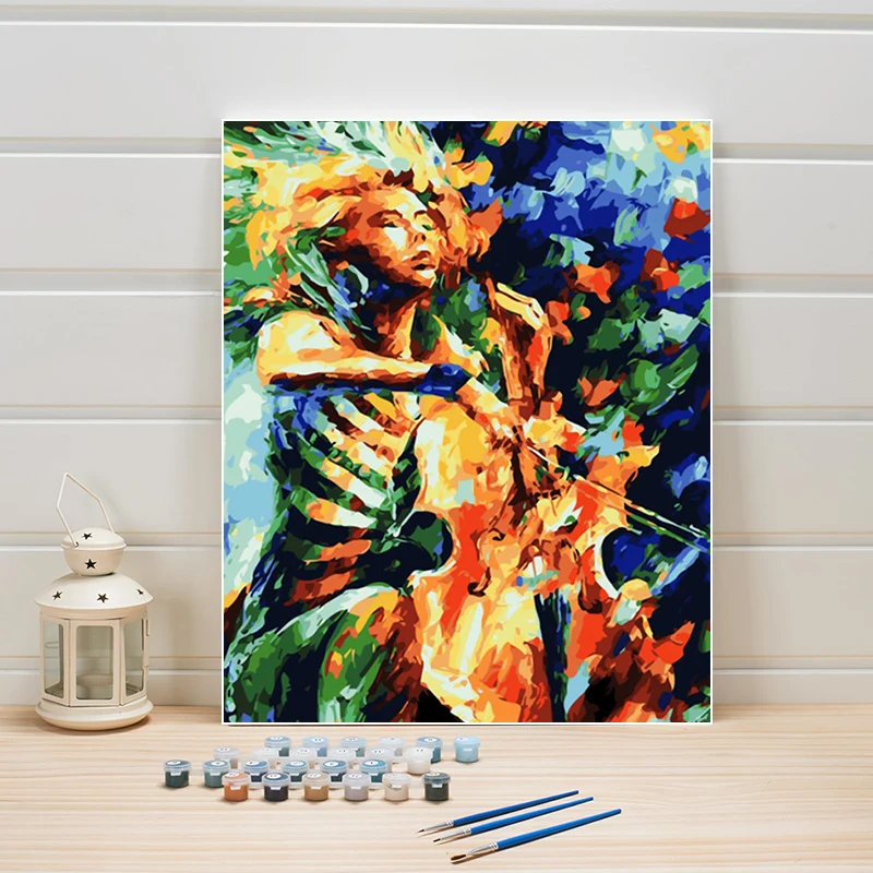 Картина по номерам 40x50 см абстрактный краски акрил на холсте маслом Наборы Wall Art