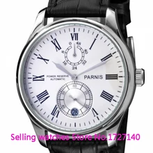 Мужские наручные часы Parnis с автоматическим перемещением, 43 мм