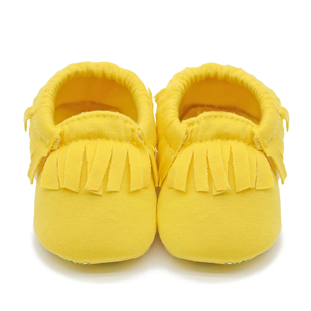 Осень новорожденных детская обувь модные ботильоны с кисточками Мягкий хлопок ткань мелкой Новорожденные, мальчики для девочек повседневная обувь первые ходоки