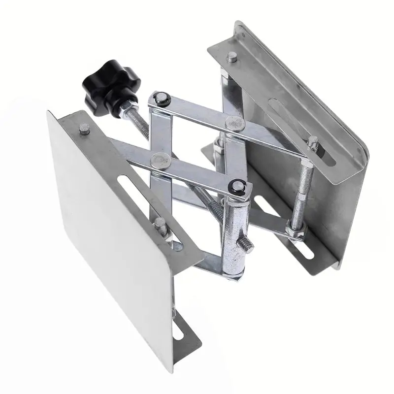  Laboratory Lifting Platform Stand Rack Scissor Jack Bench Lifter Table Lab 100x100mm Stainless Stee