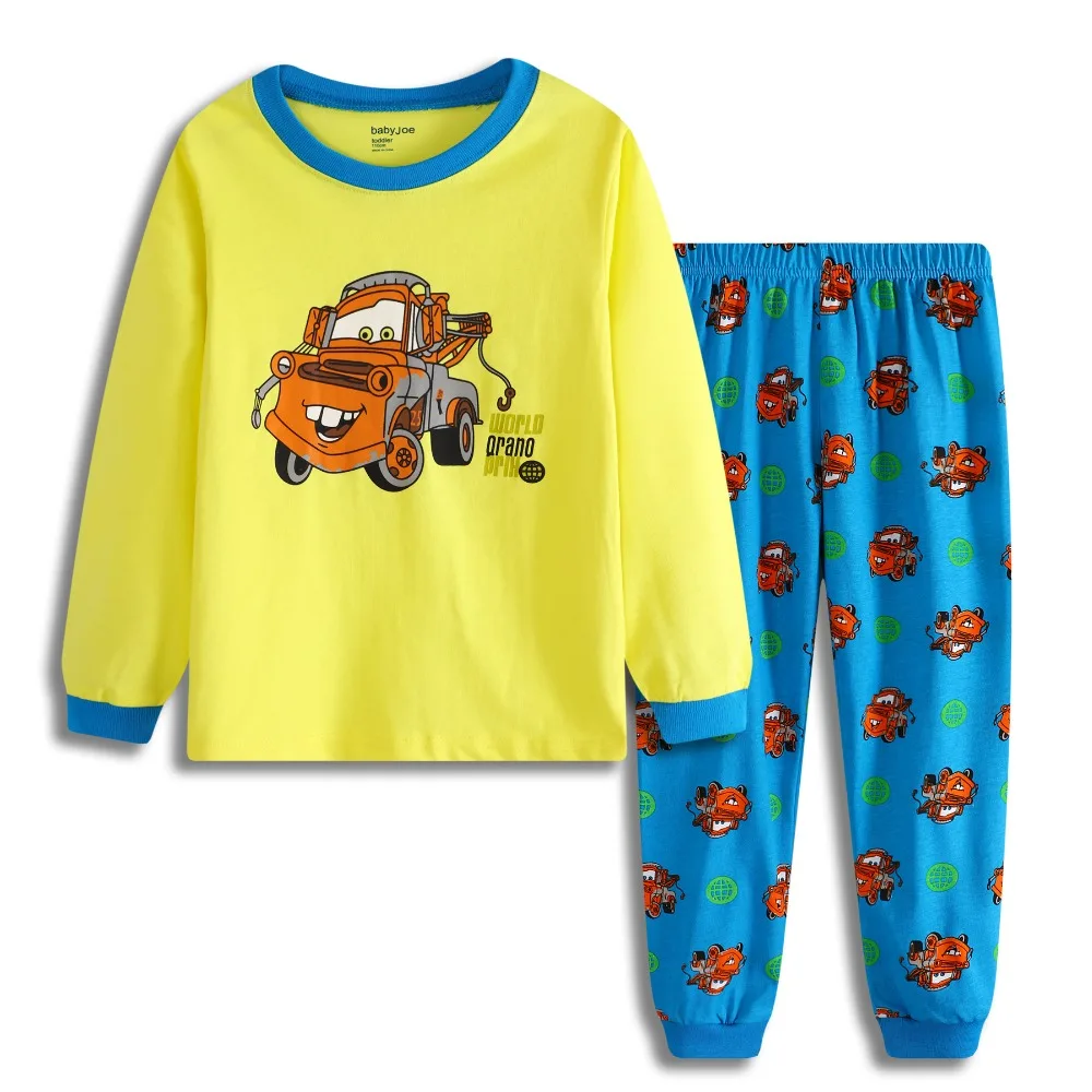 Детская одежда; комплект одежды для детей; пижамные комплекты для мальчиков и девочек; хлопковая одежда для сна для мальчиков и девочек; пижамы с длинными рукавами; Детская домашняя одежда
