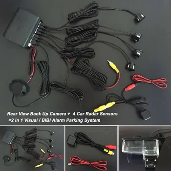 

Car Parking Radar Sensors + Car Rear View Camera = 2 in 1 Visual / BIBI Alarm Parking System For Nissan Tiida / Versa Hatchback