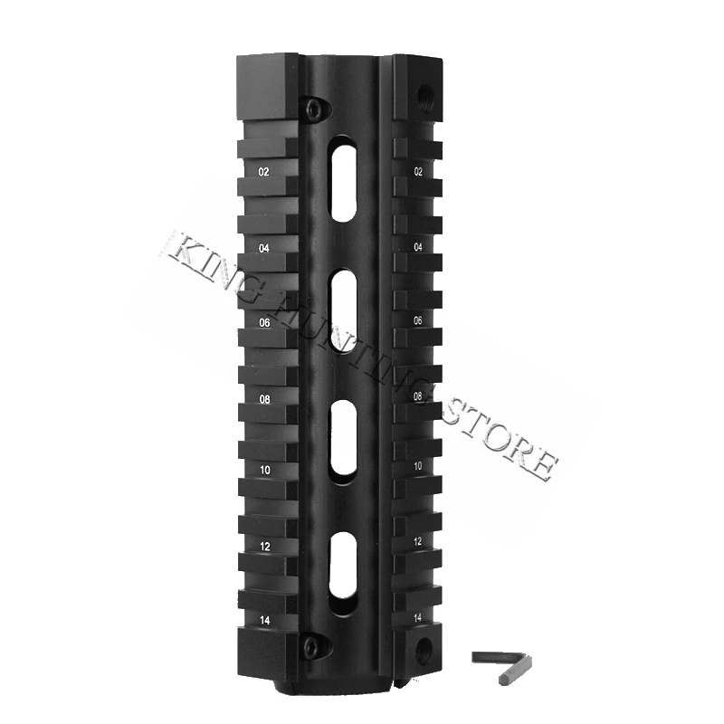 17 см Airsoft Шестерни Тактический Охота Стрельба AR-15 M4 Handguard винтовка карабин Уивер Picatinny Quad Rail(4 отверстие