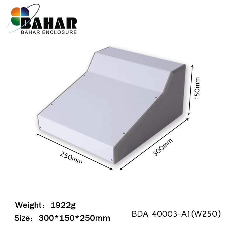 Bahar Железный страховочный кожух коробка для электронного металлического проекта Корпус Пластмассовый для электрооборудования белый проект коробка для электроники - Цвет: BDA40003-A1(W250)