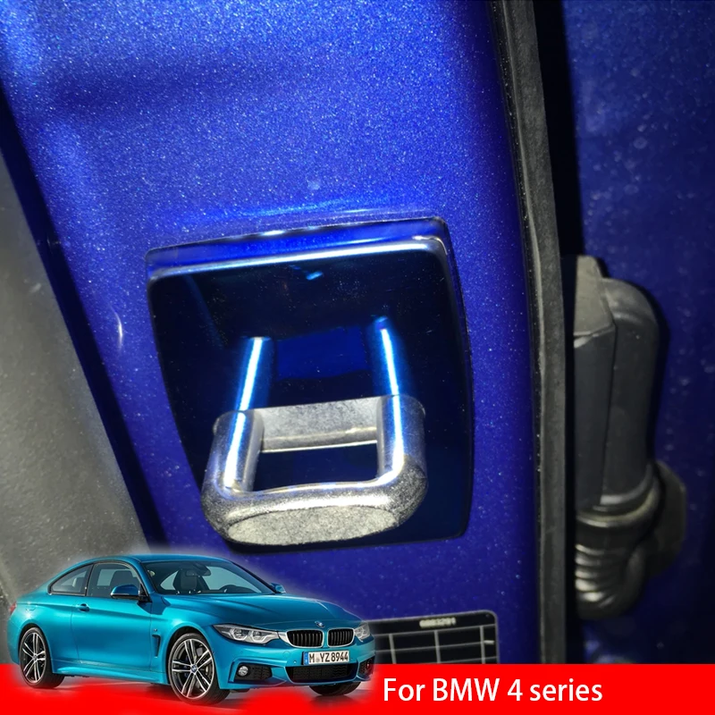 

Excellent Stainless Steel Door Lock Buckle Protective Cover Auto Case For BMW 4 series F32 440I 430i 425i 435i 420d Car Styling