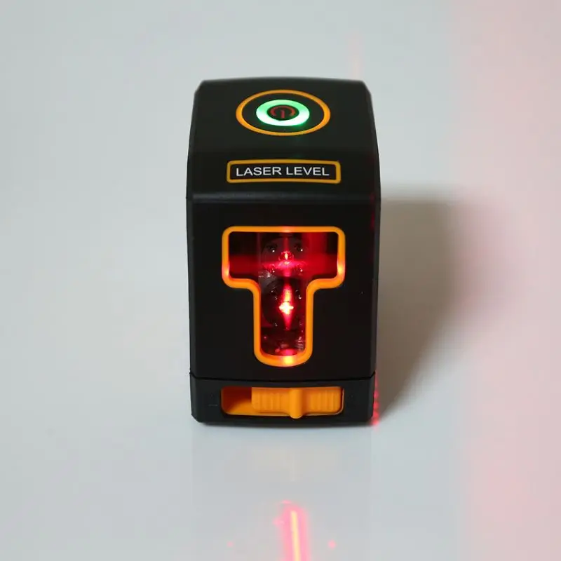 2 Lines Laser Level Self-leveling Red Cross Laser Lines IP54 with Bracket Clip
