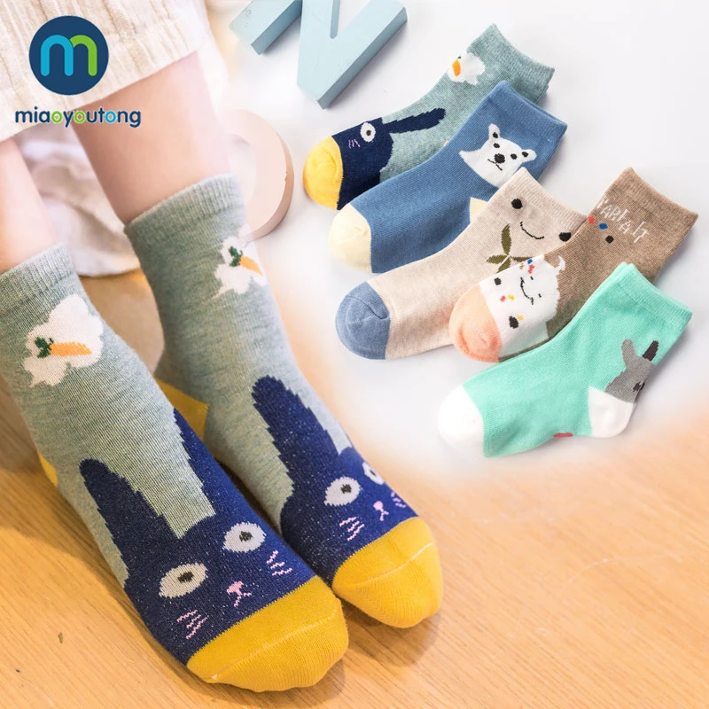 

5pair/lot 10pcs Comfortable Safe Rabbit Star Emoji Knit Cotton Soft Girl Baby Socks Skarpetki Newborn Socks Kids Boy Miaoyoutong