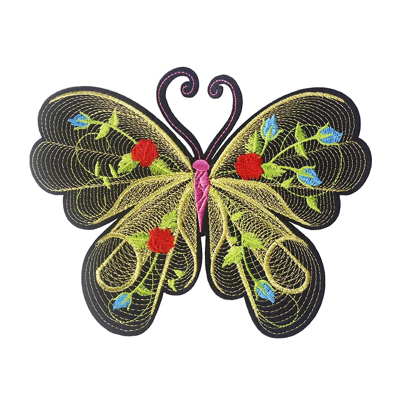 20piece gold butterfly embroidery design iron on applique patches lace 20piece gold butterfly embroidery design iron on applique patches lace