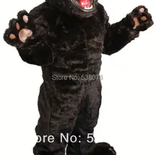 Роскошный плюшевый талисман черный ростовой костюм Пантеры взрослый размер дикие животные тема карнавал вечеринка, косплей Mascotte Mascota SW1062