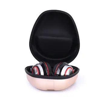 

Anti Scratch Gold Hard EVA Storage Bag Carrying Case Protective Cover for Headphone Earphone Headset Accessories