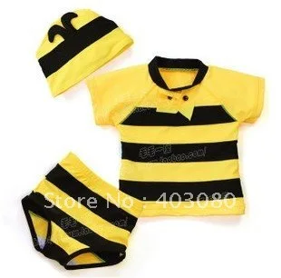 

wholesales & retail 2-6 age Yellow Big bee modelling boy's Prevent bask in beach shorts