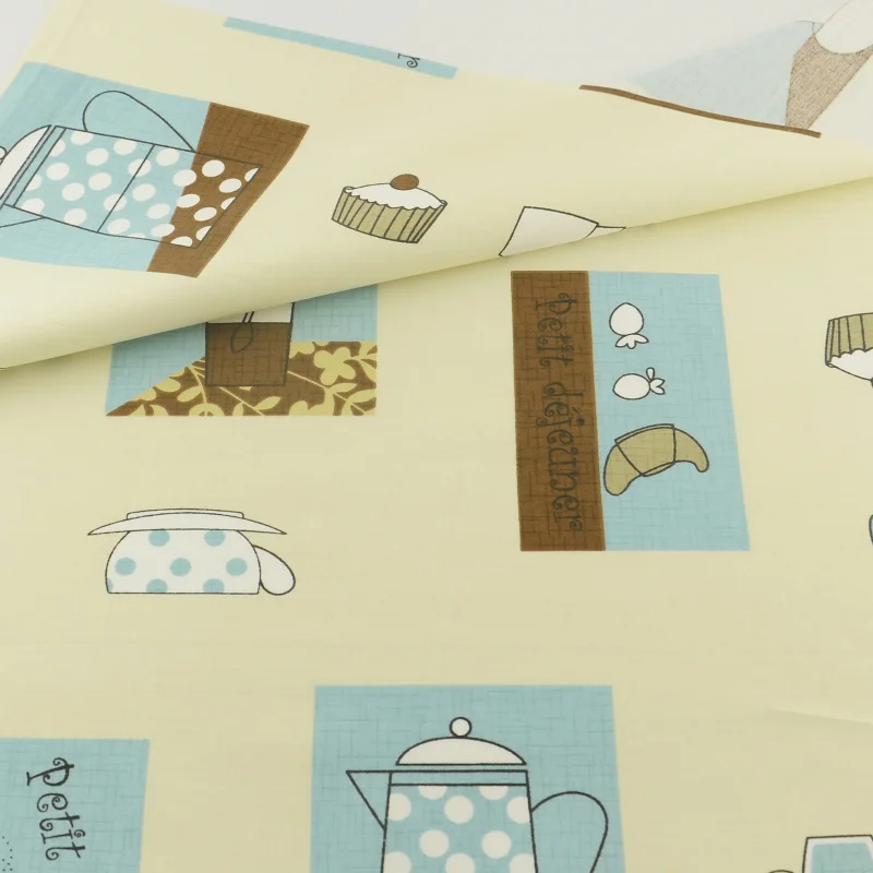 

Cotton Fabric Quilting Bedding Kitchen Decoration Home Textile Patchwork Sewing Cloth Craft Tecido Tissue Teramila Fabrics