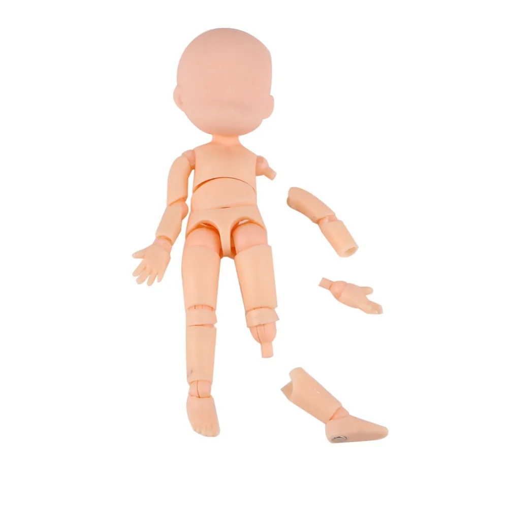 1 шт. 1/12 Bjd кукла подвижная шарнирная для макияжа DIY с голым лицом подарки игрушки