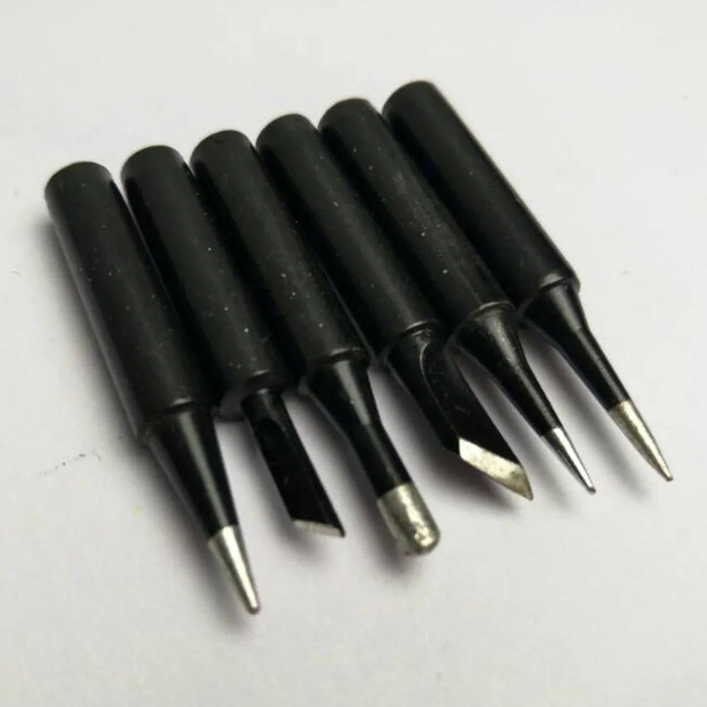 

T Screwdriver Soldering Iron Tips Set 6Pcs/Set Lead-Free 900M For Hakko 936/937/928 Station Welding Head Rework Tool Kits