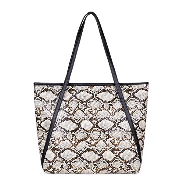 Дизайнерская сумка-тоут, кожаная сумка, женская сумка со змеиным узором, большие сумки с бахромой, модная вместительная сумка-тоут, сумки для женщин