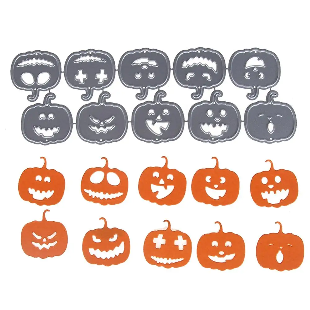 

Pumpkin Emoticon Making Scrapbook Greeting Card Decor Lace Metal Cutting Dies Stencil Frame Embossing Template DIY