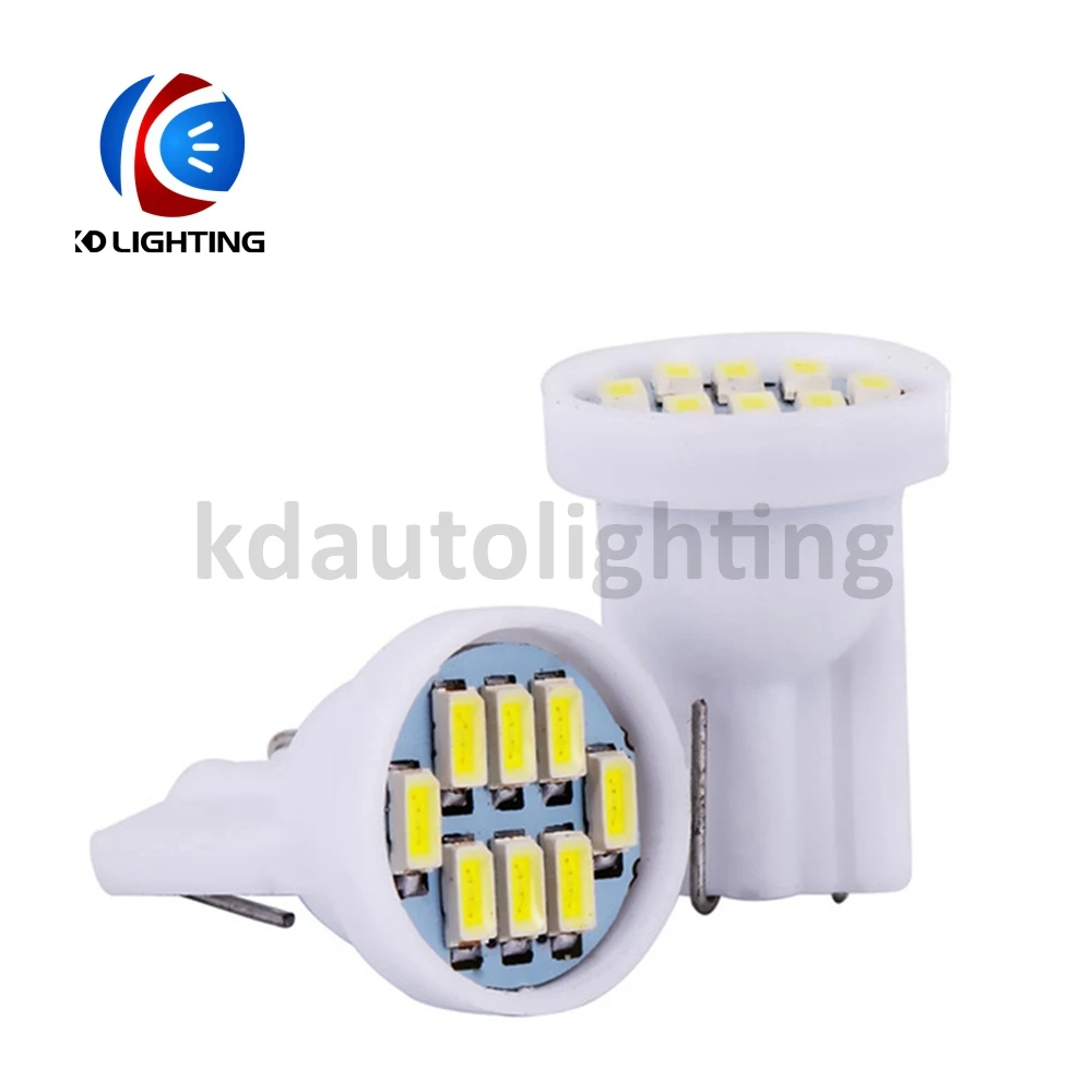 KD 100 шт. T10 3014 8 SMD Светодиодные Автомобильные фары 194 168 192 W5W 8 светодиодный авто аксессуары Клин лампы для габаритных огней белый AC/DC 12 V, лидер продаж