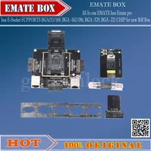 Gsmjustoncct оригина E-mate эмате коробка для электронных сигарет розетка pro памяти на носителе EMMC инструмент все в 1 Поддержка