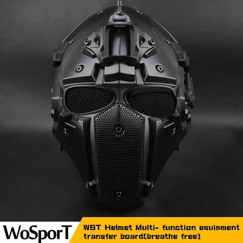 WoSporT дышащая Бесплатная тактическая маска для велоспорта плюс Охотничьи