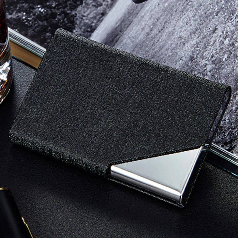 

High Quatity Pocket Stainless Steel Metal Business Card Holder Case ID Credit Wallet Porta Cartões De Crédito