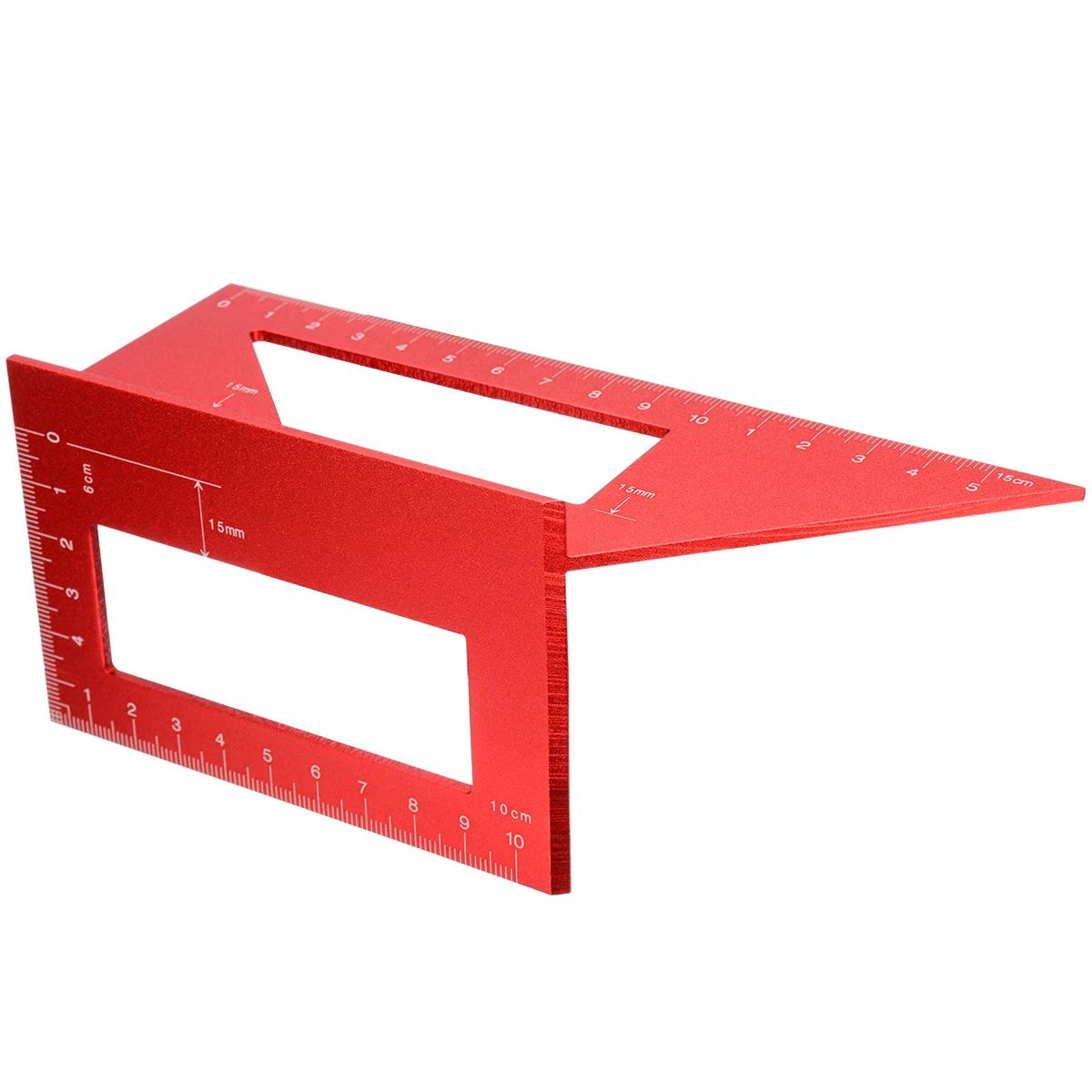 

45/90 Degree Woodworking Angle Gauge Ruler Precision Mitre Angle Machinist Measure Square Ruler Tool